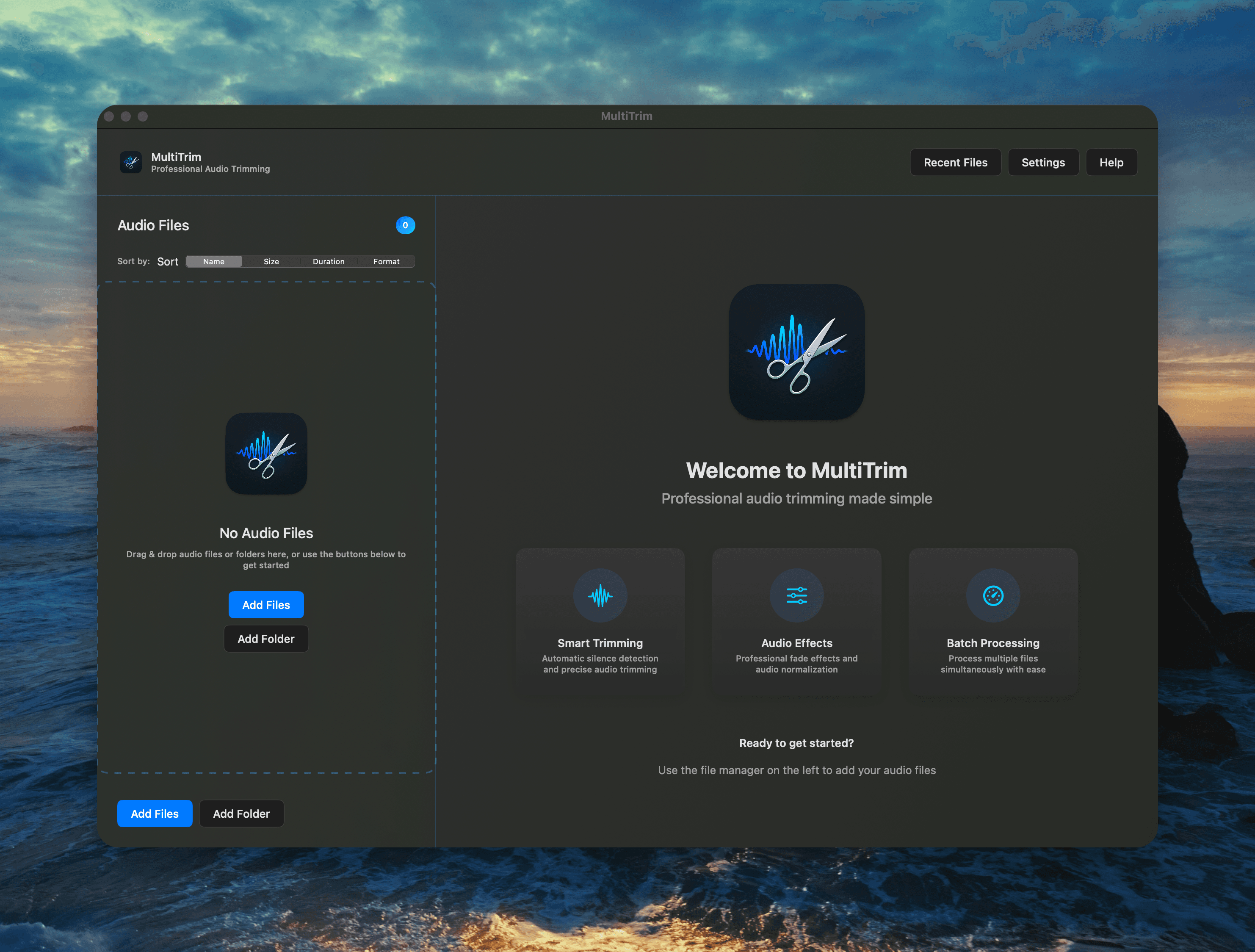 MultiTrim - Professional Audio Trimming Application